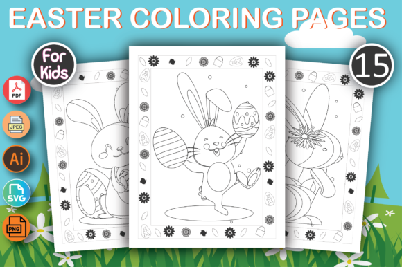Easter Coloring Pages Amp Graphics Review