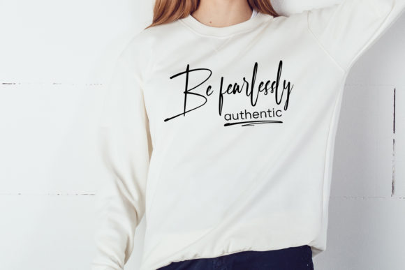 Fearlessly Authentic, Bible Verse SVG for Crafts & Graphics