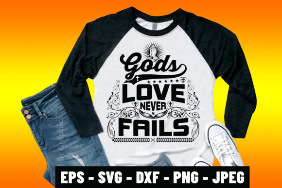 God's Love Never Fails: Print Templates Branding Graphics