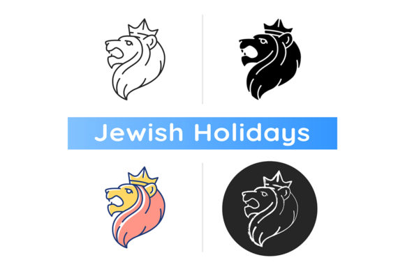 Judah Lion Icon: Graphics and Icons for Digital Products