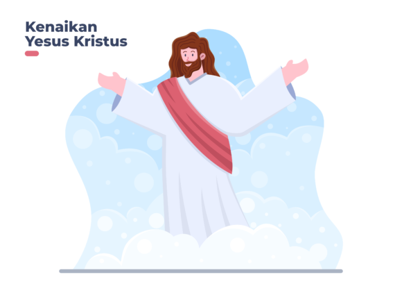 Kenaikan Yesus Kristus Ascension Day: Graphics & Illustrations