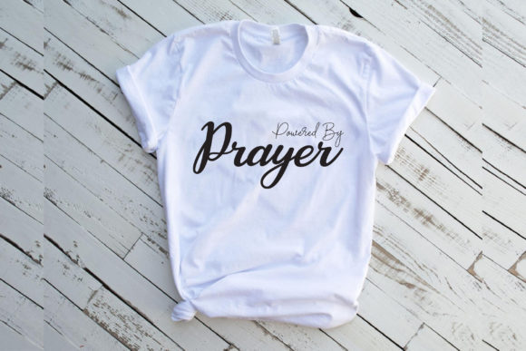 Powered by Prayer SVG: Graphics for Faith-Based Print Templates