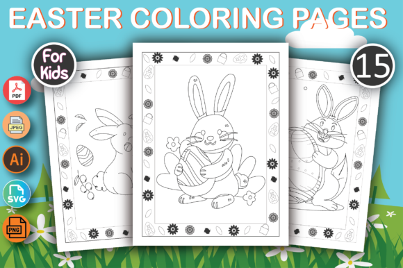 Printable Easter Coloring Pages: Graphics & Coloring Pages Amp