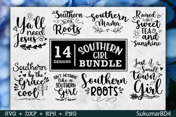 Southern Girl SVG Bundle for Graphics and Crafts
